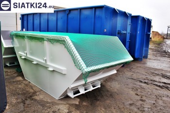 Siatki Bochnia - Siatka przykrywająca na kontener - zabezpieczenie przewożonych ładunków dla terenów Bochni